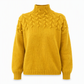 ⭐👚 Top-bewertet – Legerer Strickpullover mit Rollkragen in Unifarbe