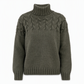 ⭐👚 Top-bewertet – Legerer Strickpullover mit Rollkragen in Unifarbe