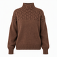 ⭐👚 Top-bewertet – Legerer Strickpullover mit Rollkragen in Unifarbe