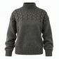 ⭐👚 Top-bewertet – Legerer Strickpullover mit Rollkragen in Unifarbe