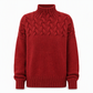 ⭐👚 Top-bewertet – Legerer Strickpullover mit Rollkragen in Unifarbe