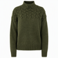 ⭐👚 Top-bewertet – Legerer Strickpullover mit Rollkragen in Unifarbe