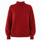 ⭐👚 Top-bewertet – Legerer Strickpullover mit Rollkragen in Unifarbe