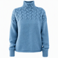⭐👚 Top-bewertet – Legerer Strickpullover mit Rollkragen in Unifarbe
