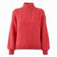 ⭐👚 Top-bewertet – Legerer Strickpullover mit Rollkragen in Unifarbe