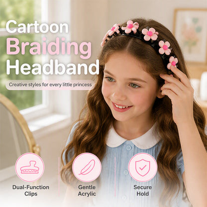 🔥 60% sparen!💖 13 süße Motive zum Kombinieren – Kinder-Haarband mit dekorativen Mini-Clips – perfekt für kleine Prinzessinnen 👑
