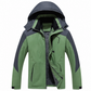 Paare Outdoor-Mantel mit Kapuze, fleecegefüttert, verdickt, winddicht und warm für den Winter, erhältlich in großen Größen