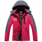 Paare Outdoor-Mantel mit Kapuze, fleecegefüttert, verdickt, winddicht und warm für den Winter, erhältlich in großen Größen