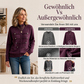 Lässige Damen-Strickjacke mit doppeltem Reißverschluss